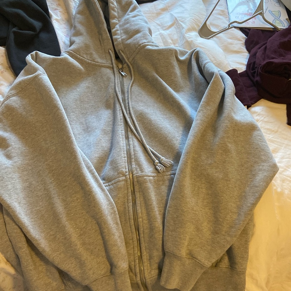 Light Gray brandy mellvile zip up